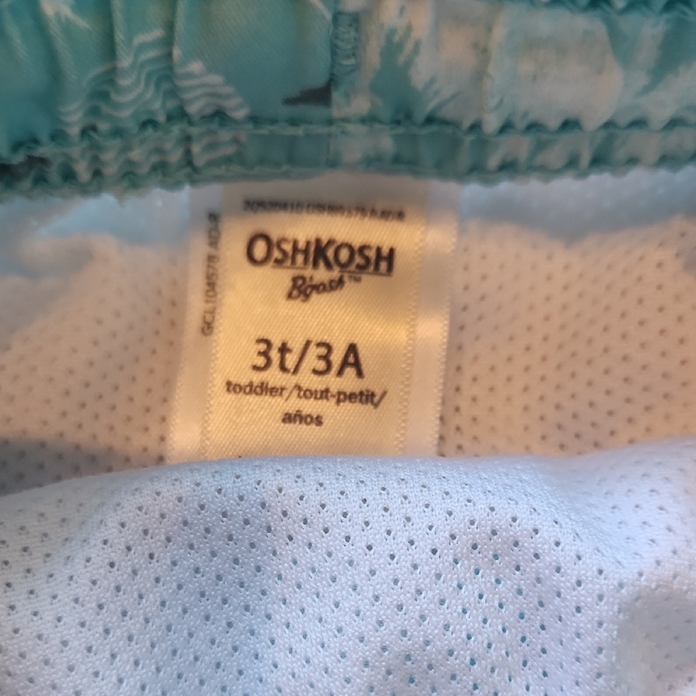 OshKosh B'gosh Swim Trunks with Elastic Waistband 3T - Picture 2 of 3